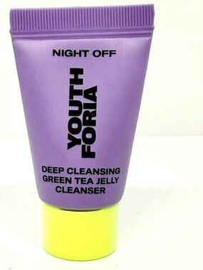 Night Off Youth Foria Deep Cleansing Green Tea Jelly Cleanser — Purple